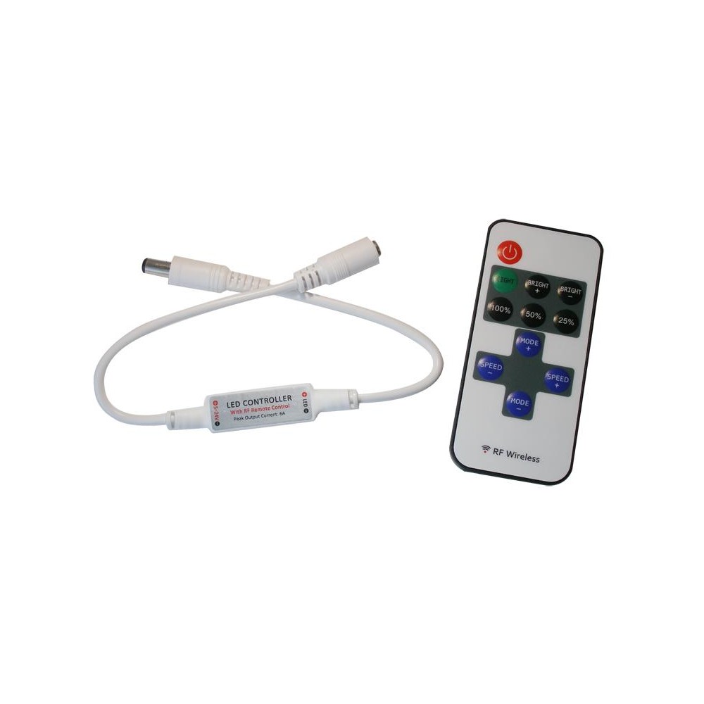 LED juostelės valdiklis RF mini OLP02-LED juostelių nuotolinio