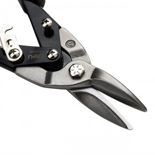 Aviacinės žirklės 250 mm Deli Tools EDL20030 (juodai geltonos