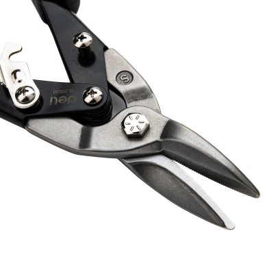 Aviacinės žirklės 250 mm Deli Tools EDL20030 (juodai geltonos