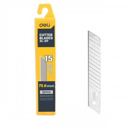 18 mm pjaustytuvas 10 vnt. ašmenų galvutė Deli Tools EDL-DP