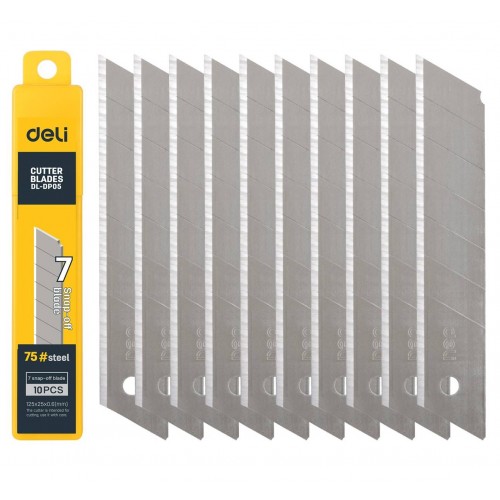 25 mm pjaustytuvas 10 vnt. ašmenų galvutė Deli Tools EDL-DP05