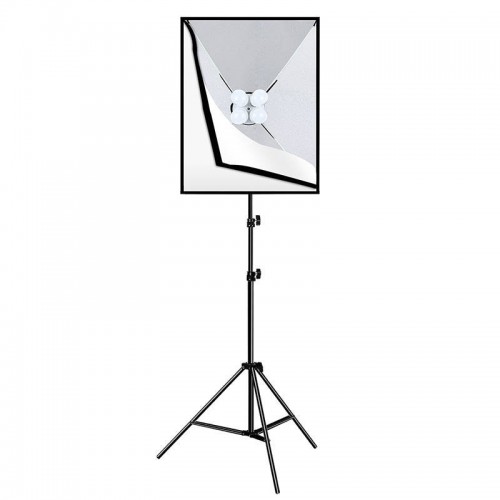 Puluz Studijinis softboxas 50x70cm, trikojis, LED lemputė 4 vnt