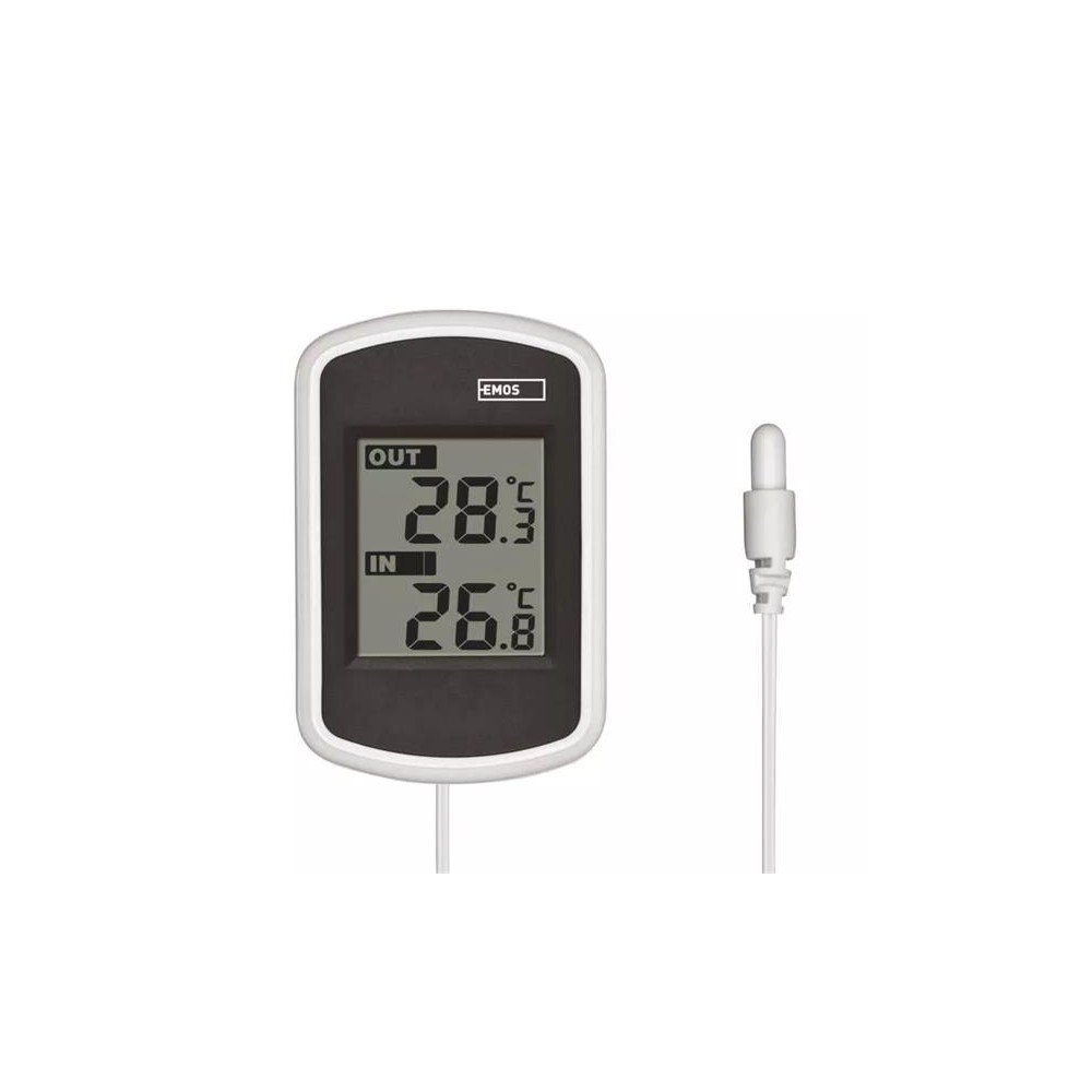 Emos E0041 Outdoor and Indoor Digital Wired Thermometer