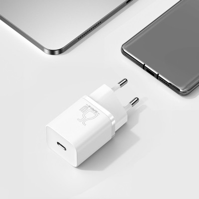 "Baseus Super Si" greitasis įkroviklis 1C 25W su USB-C laidas