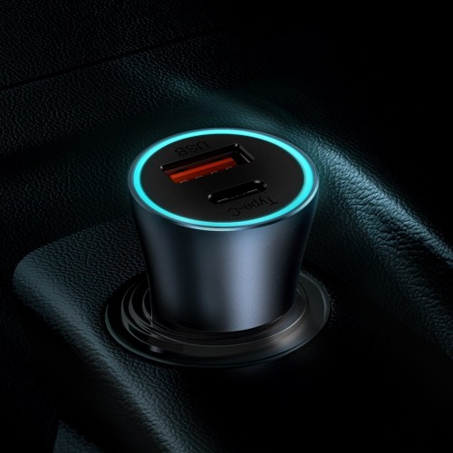 "Baseus Golden Contactor Pro" automobilinis įkroviklis, USB +