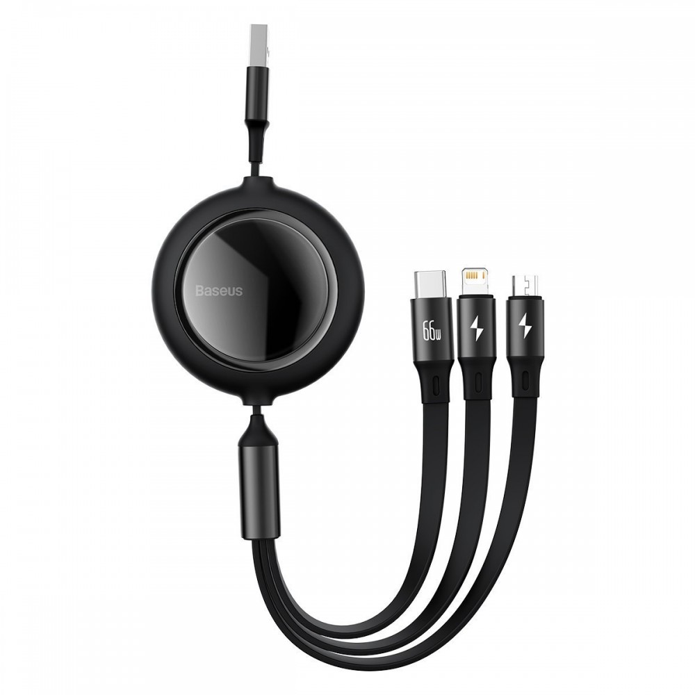 USB kabelis 3in1 Baseus Bright Mirror, USB į micro USB / USB-C