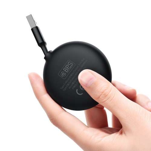 USB kabelis 3in1 Baseus Bright Mirror, USB į micro USB / USB-C