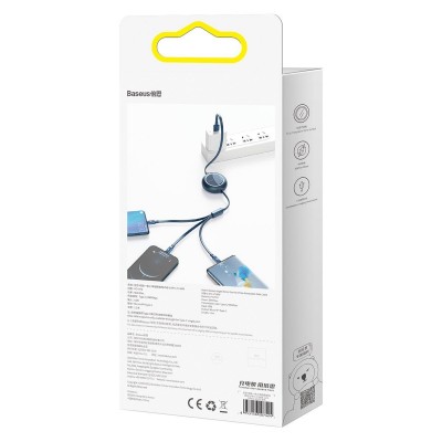 USB kabelis 3in1 Baseus Bright Mirror, USB į micro USB / USB-C