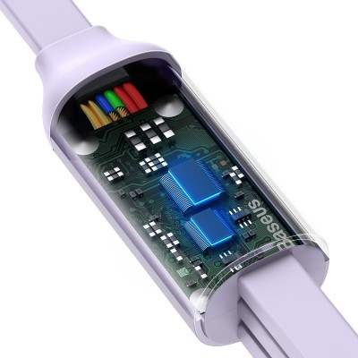 USB kabelis 3in1 Baseus Bright Mirror, USB į micro USB / USB-C