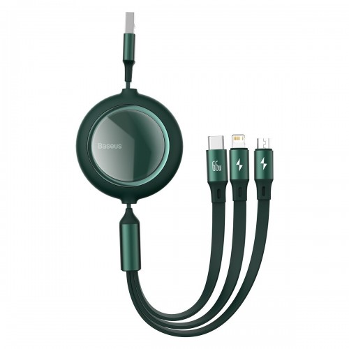 USB kabelis 3in1 Baseus Bright Mirror, USB į micro USB / USB-C