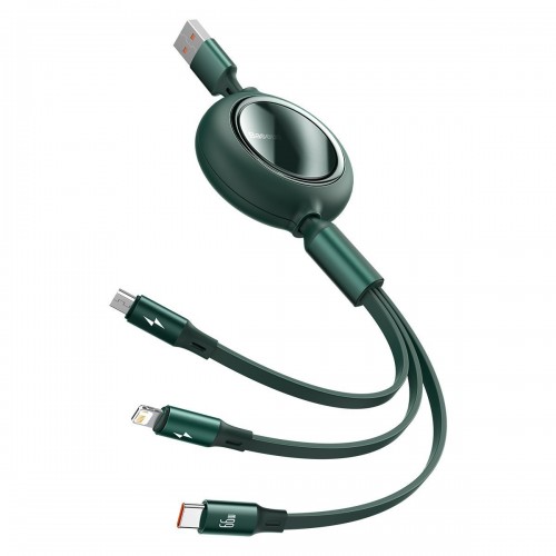 USB kabelis 3in1 Baseus Bright Mirror, USB į micro USB / USB-C