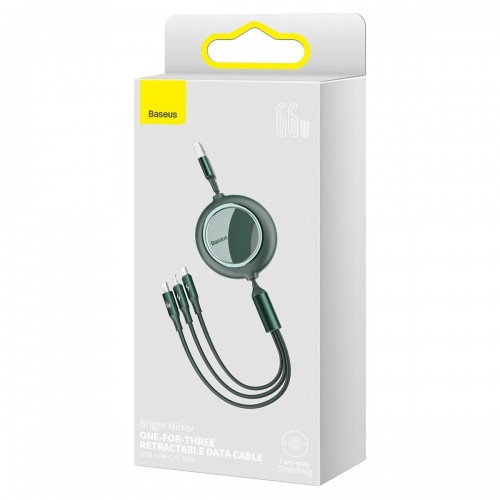USB kabelis 3in1 Baseus Bright Mirror, USB į micro USB / USB-C