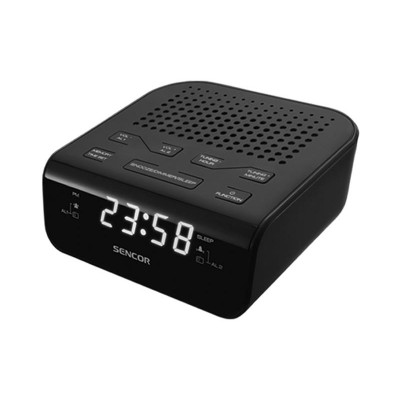 Radijo žadintuvas SENCOR SRC 136 B-Skaitmeniniai ir analoginiai