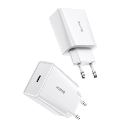 "Baseus Speed Mini" greitasis įkroviklis, USB-C, PD, 3A, 20W