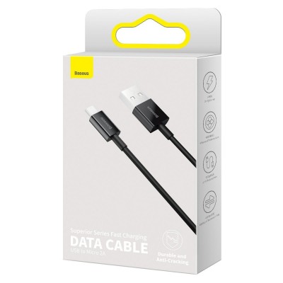 "Baseus Superior" serijos kabelis USB-Micro USB, 2A, 2 m