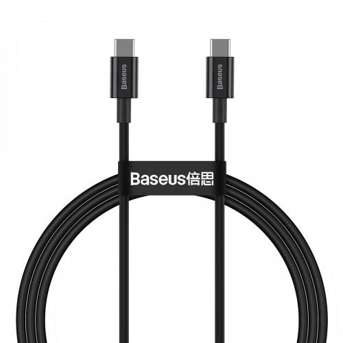 "Baseus Superior" serijos USB kabelis-C į USB-C, 100 W, 1 m