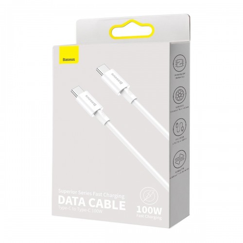 "Baseus Superior" serijos USB kabelis-C į USB-C, 100 W, 1 m