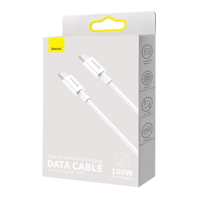 "Baseus Superior" serijos USB kabelis-C į USB-C, 100 W, 1 m