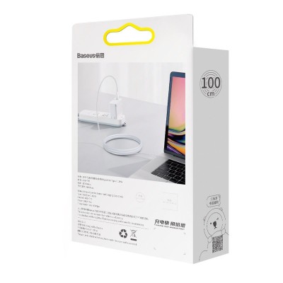 "Baseus Superior" serijos USB kabelis-C į USB-C, 100 W, 1 m