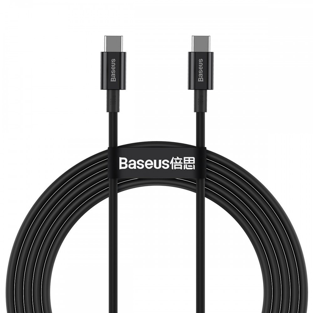 "Baseus Superior" serijos USB kabelis-C į USB-C, 100 W, 2 m