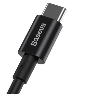 "Baseus Superior" serijos USB kabelis-C į USB-C, 100 W, 2 m
