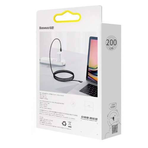 "Baseus Superior" serijos USB kabelis-C į USB-C, 100 W, 2 m