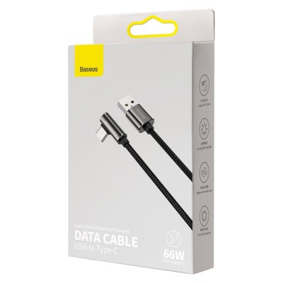 Kabelis iš USB į USB-C Baseus Legend serijos, 66W, 1 m
