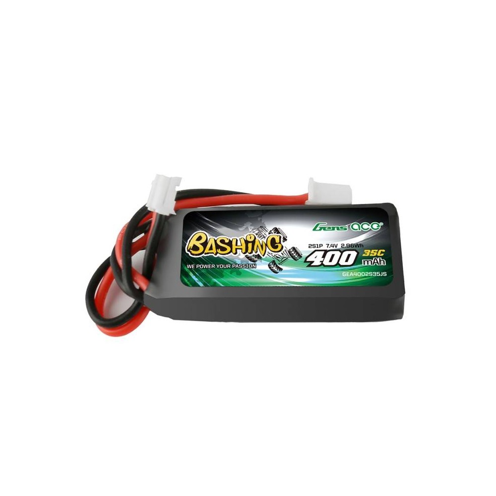 Akumuliatorius Gens Ace 400mAh 7.4V 35C 2S1P LiPo-LiFePO4