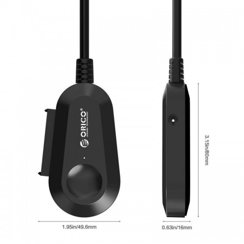 USB 3.0 adapteris Orico, skirtas standžiųjų diskų tvarkyklėms