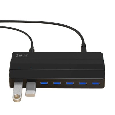 Adapterio koncentratorius 7-IN-1 Orico USB 3.0 + USB 3.0