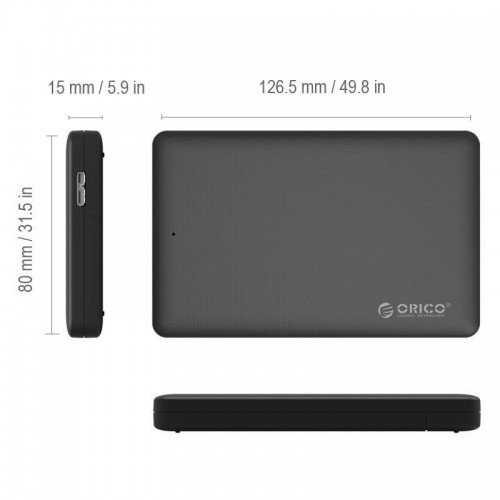 Išorinio kietojo disko korpusas Orico, HDD/SSD 2,5" USB3.0 B