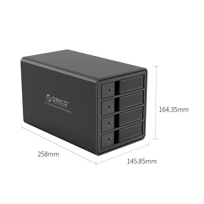 Kietųjų diskų korpusas Orico HDD, 3,5 colio, 4 vietos, USB 3.0