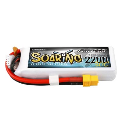 Akumuliatorius Gens Ace Soaring 2200mAh 11.1V 30C 3S1P