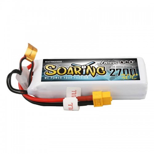 Akumuliatorius Gens Ace Soaring 2700mAh 11.1V 30C 3S1P