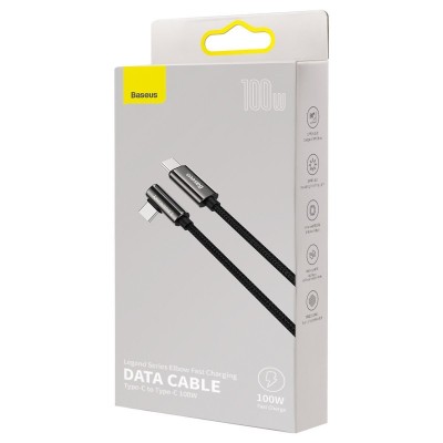 USB kabelis-C į USB-C Baseus Legend serijos, PD, 100W, 2 m