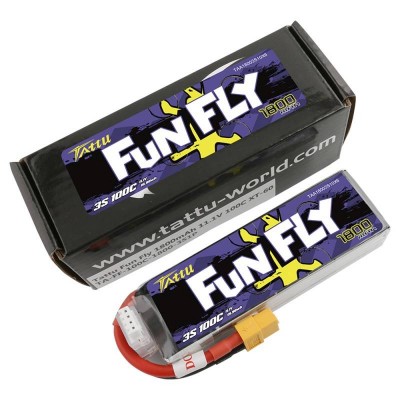 Akumuliatorius Tattu Funfly 1800mAh 11,1V 100C 3S1P