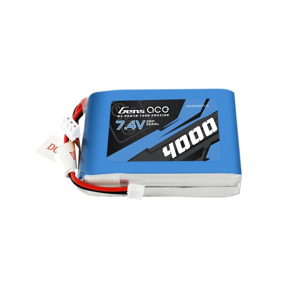 Akumuliatorius LiPo Gens Ace 4000mAh 7,4V 1C-LiFePO4, Li-Ion