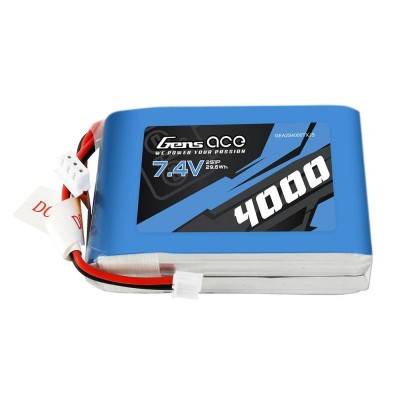 Akumuliatorius LiPo Gens Ace 4000mAh 7,4V 1C-LiFePO4, Li-Ion