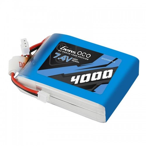 Akumuliatorius LiPo Gens Ace 4000mAh 7,4V 1C-LiFePO4, Li-Ion