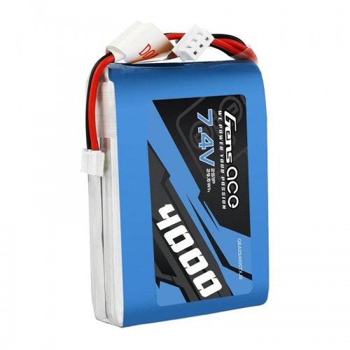 Akumuliatorius LiPo Gens Ace 4000mAh 7,4V 1C-LiFePO4, Li-Ion