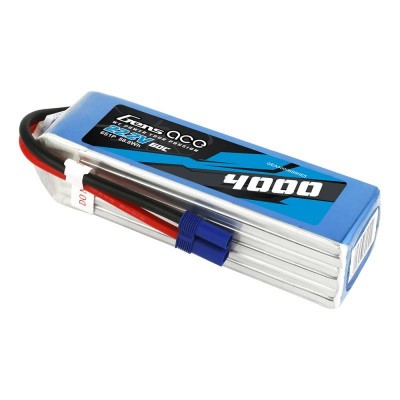 Akumuliatorius Gens Ace 4000mAh 22.2V 60C 6S1P-LiFePO4, Li-Ion