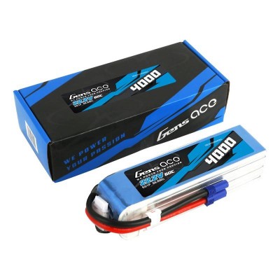 Akumuliatorius Gens Ace 4000mAh 22.2V 60C 6S1P-LiFePO4, Li-Ion