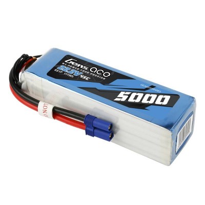 Akumuliatorius Gens Ace 5000mAh 22.2V 45C 6S1P-LiFePO4, Li-Ion