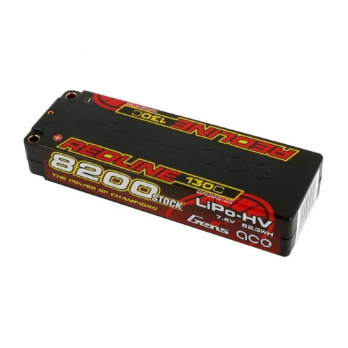 Akumuliatorius Gens Ace Redline 8200mAh 7,6V 130C 2S1P HardCase