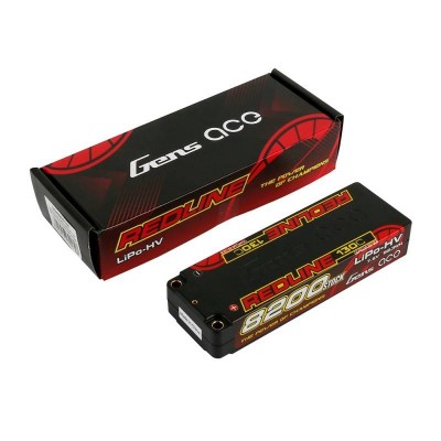 Akumuliatorius Gens Ace Redline 8200mAh 7,6V 130C 2S1P HardCase