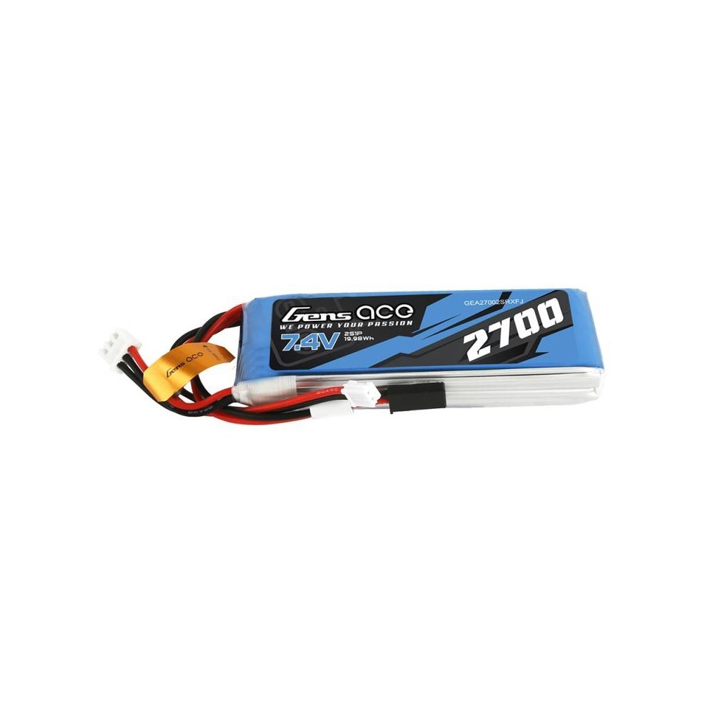 Akumuliatorius Gens Ace 2700mAh 7.4V 1C 2S1P-LiFePO4, Li-Ion