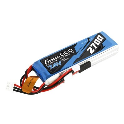 Akumuliatorius Gens Ace 2700mAh 7.4V 1C 2S1P-LiFePO4, Li-Ion