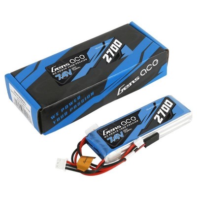 Akumuliatorius Gens Ace 2700mAh 7.4V 1C 2S1P-LiFePO4, Li-Ion