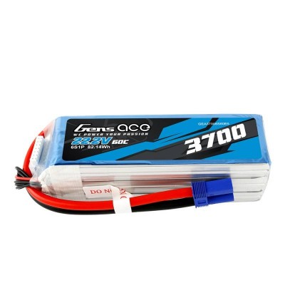 Akumuliatorius Gens Ace 3700mAh 22.2V 60C 6S1P-LiFePO4, Li-Ion