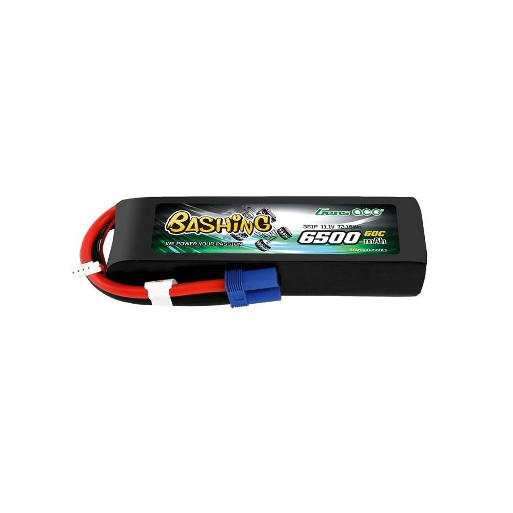 Akumuliatorius LiPo Gens Ace Bashing 6500mAh 11.1V 60C